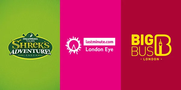 Shrek's Adventure + London Eye + Big Bus London