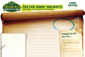 Far Far Away Holidays worksheet