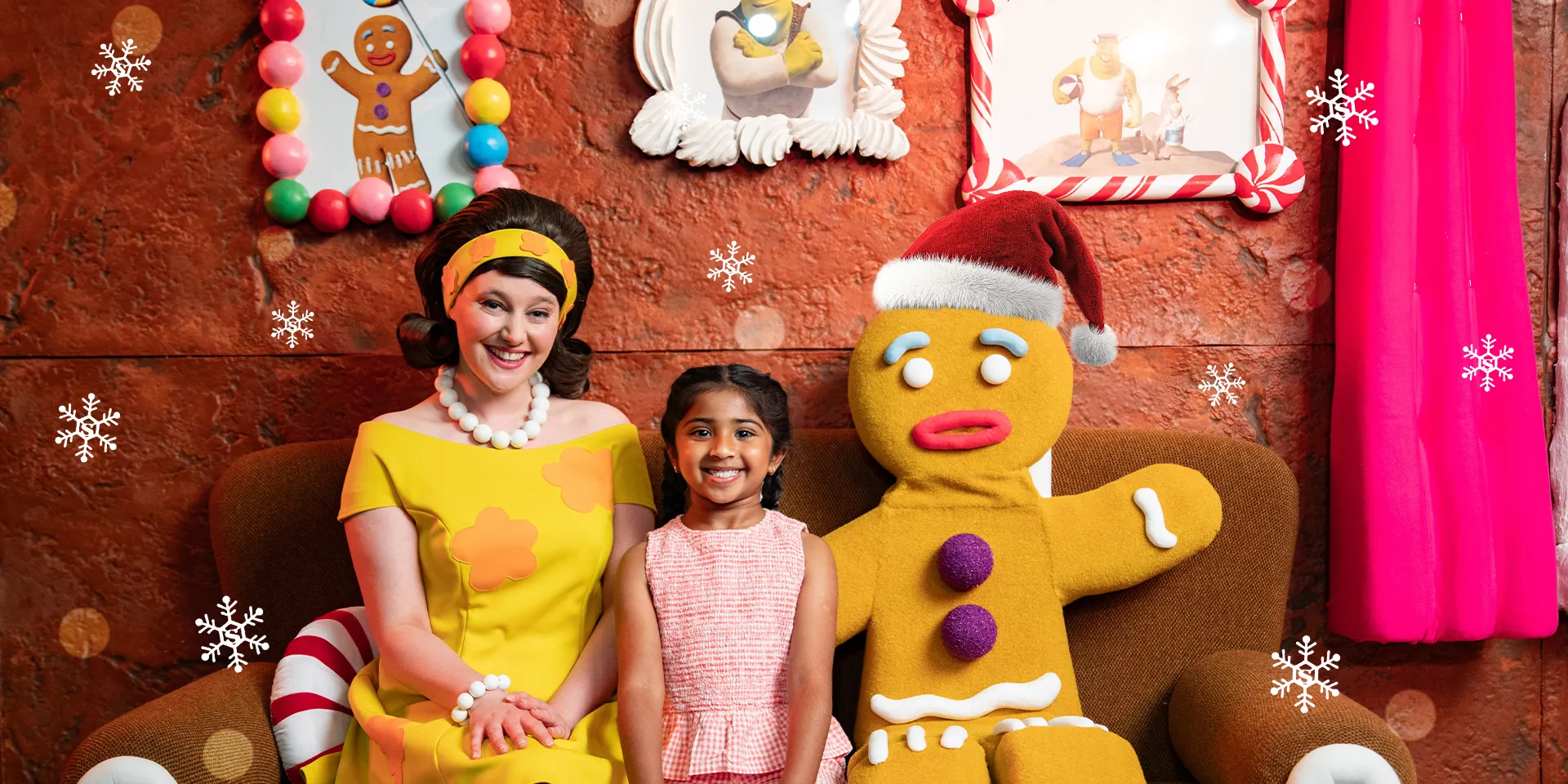 Gingy's Christmas Sweet and Greet at Shrek's Adventure London