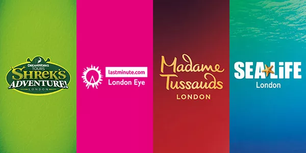 Shrek's Adventure, London Eye, Madame Tussauds & SEA LIFE London
