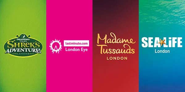 Shrek's Adventure, London Eye, Madame Tussauds & SEA LIFE London