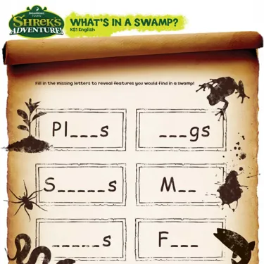 Spelling worksheet